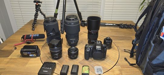 CANON 80D WITH ALL GEAR