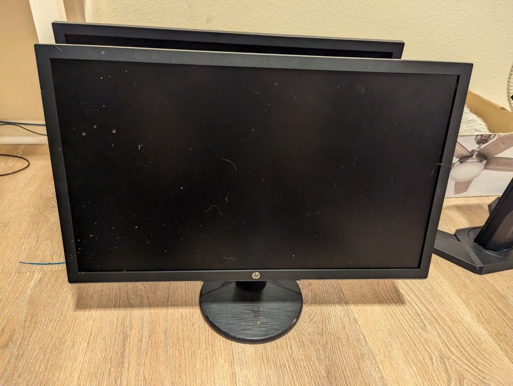 HP 24 Inch 1080P Monitors (2 Available)