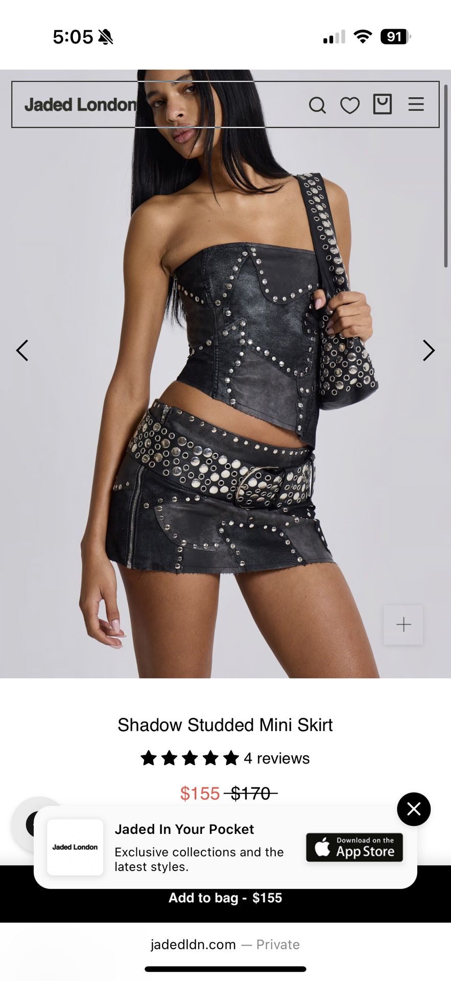 Jaded London Set Never Used 