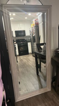 Gray Tall Mirror