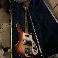Rickenbacker Fireglo 4003 Stereo Bass With Original Case Dead Mint From 2002 Perfect !!!