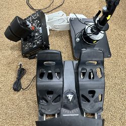 Thrustmaster Hotas warthog flight simulator