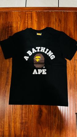 BAPE A Bathing Ape Black Graphic Tee