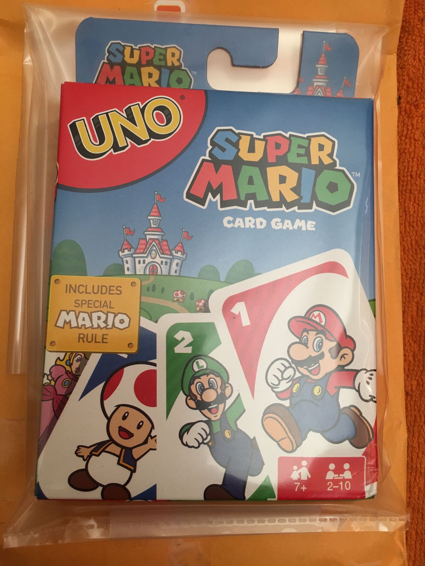 NEW Super Mario Uno Cards