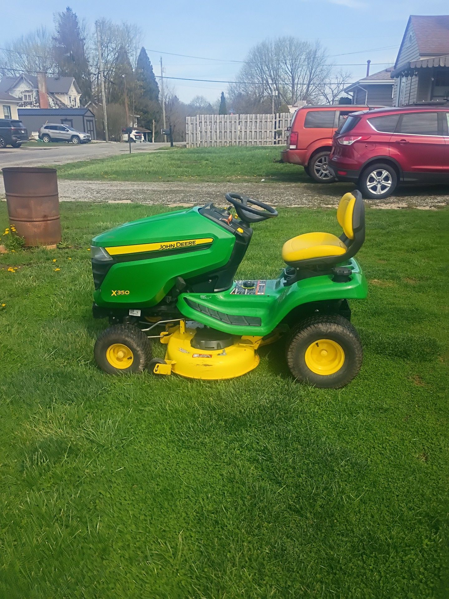 John Deere 350x series 42in cut