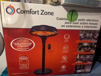COMFORT ZONE ELECTRIC TABLETOP HEATER 