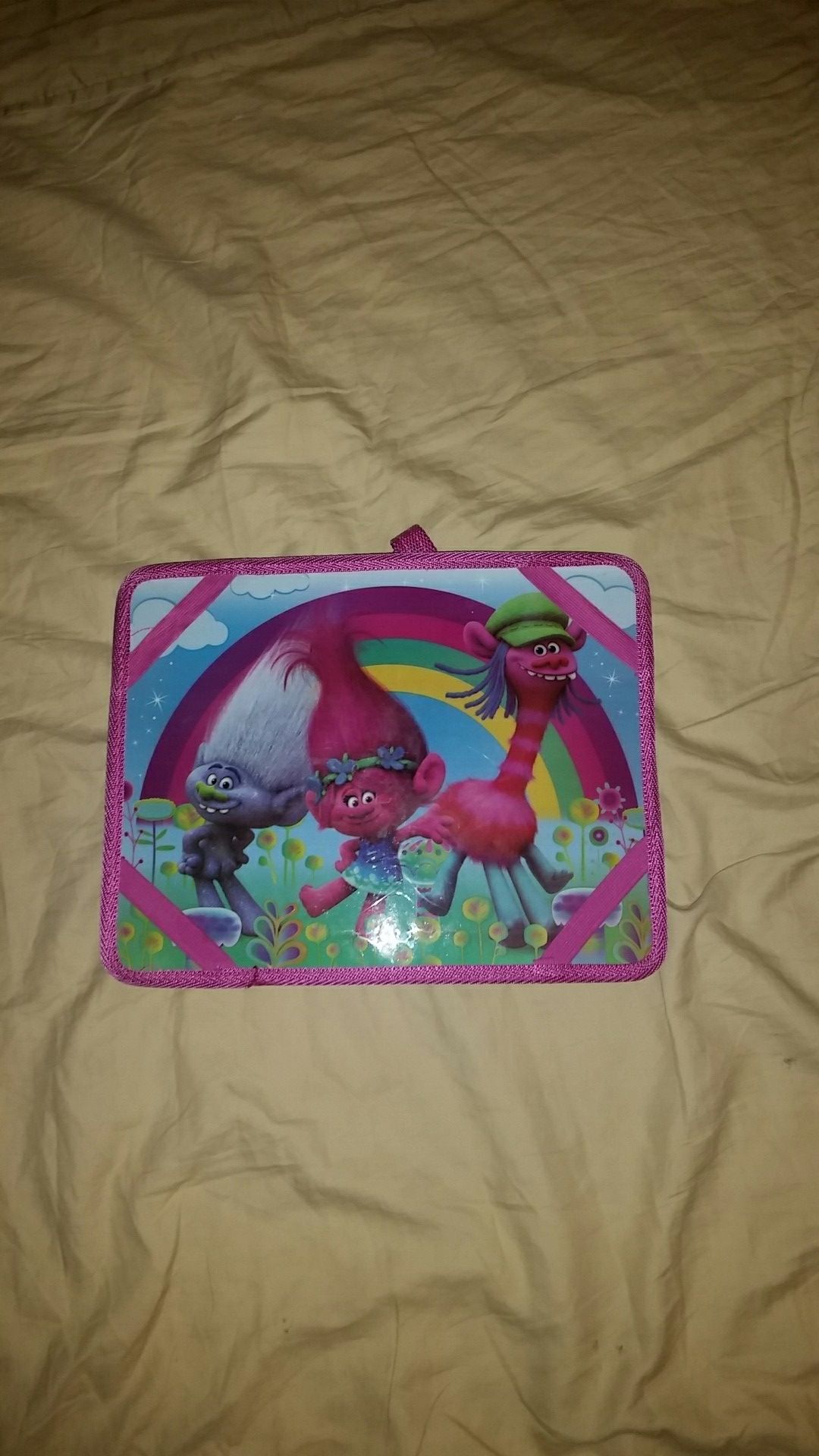 Trolls portable tray for kids