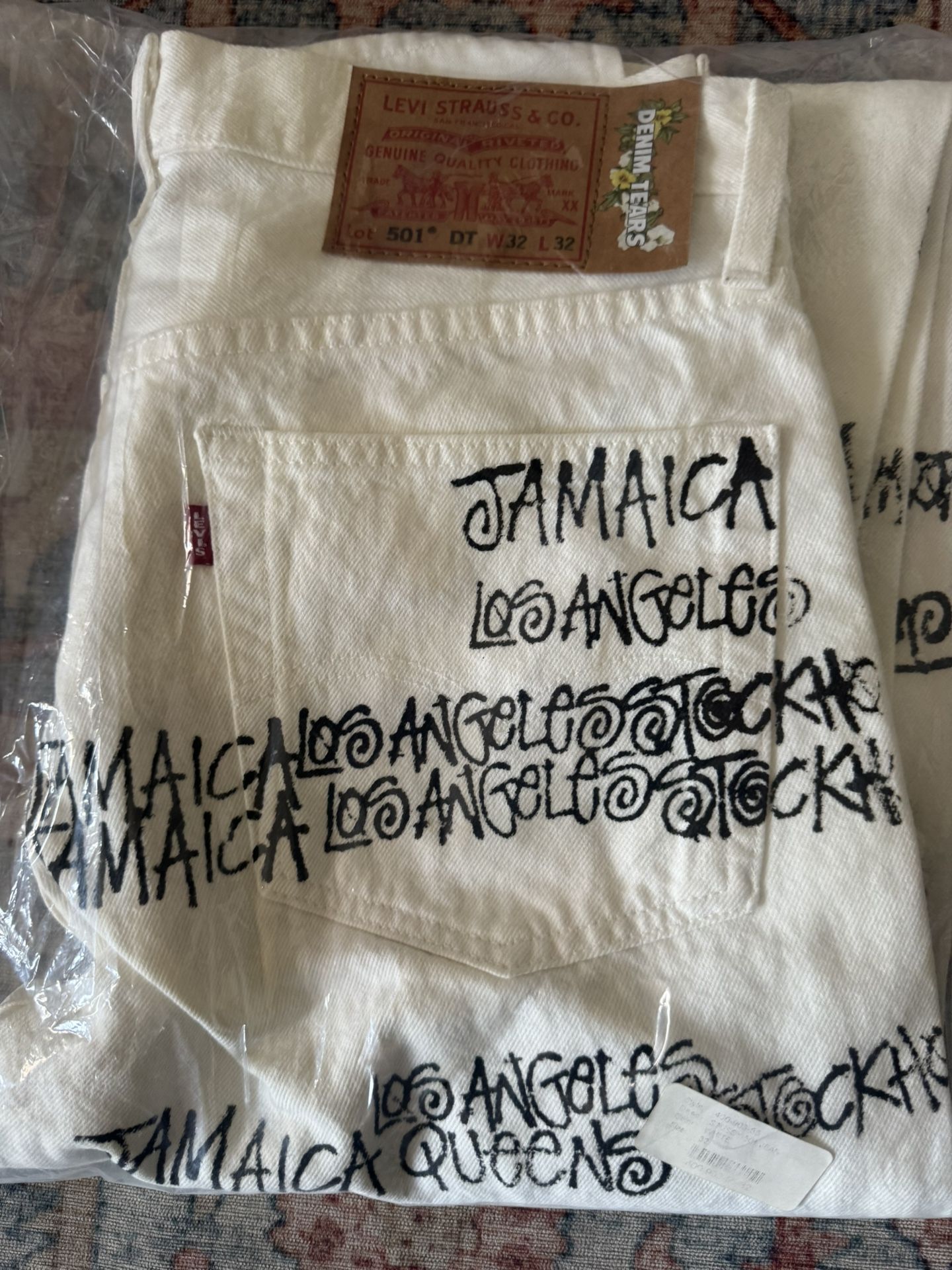 Stussy X Denim Tears Size 32x32