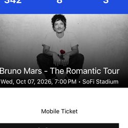 BRUNO MARS TICKETS 