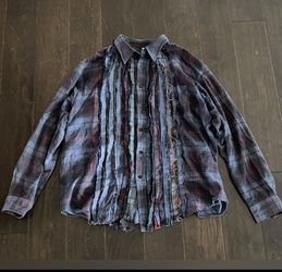 Rebuild By Needles Reconstructed Ribbon Flannel