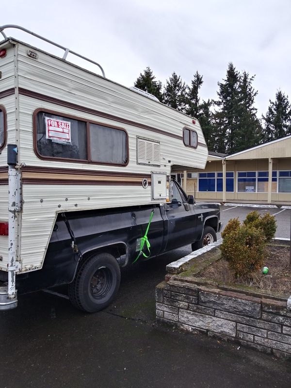 Truck and camper for Sale in Federal Way, WA OfferUp
