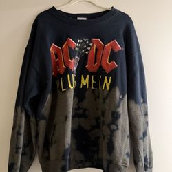 AC/DC Thrift Pullover Sweater $10 Size L