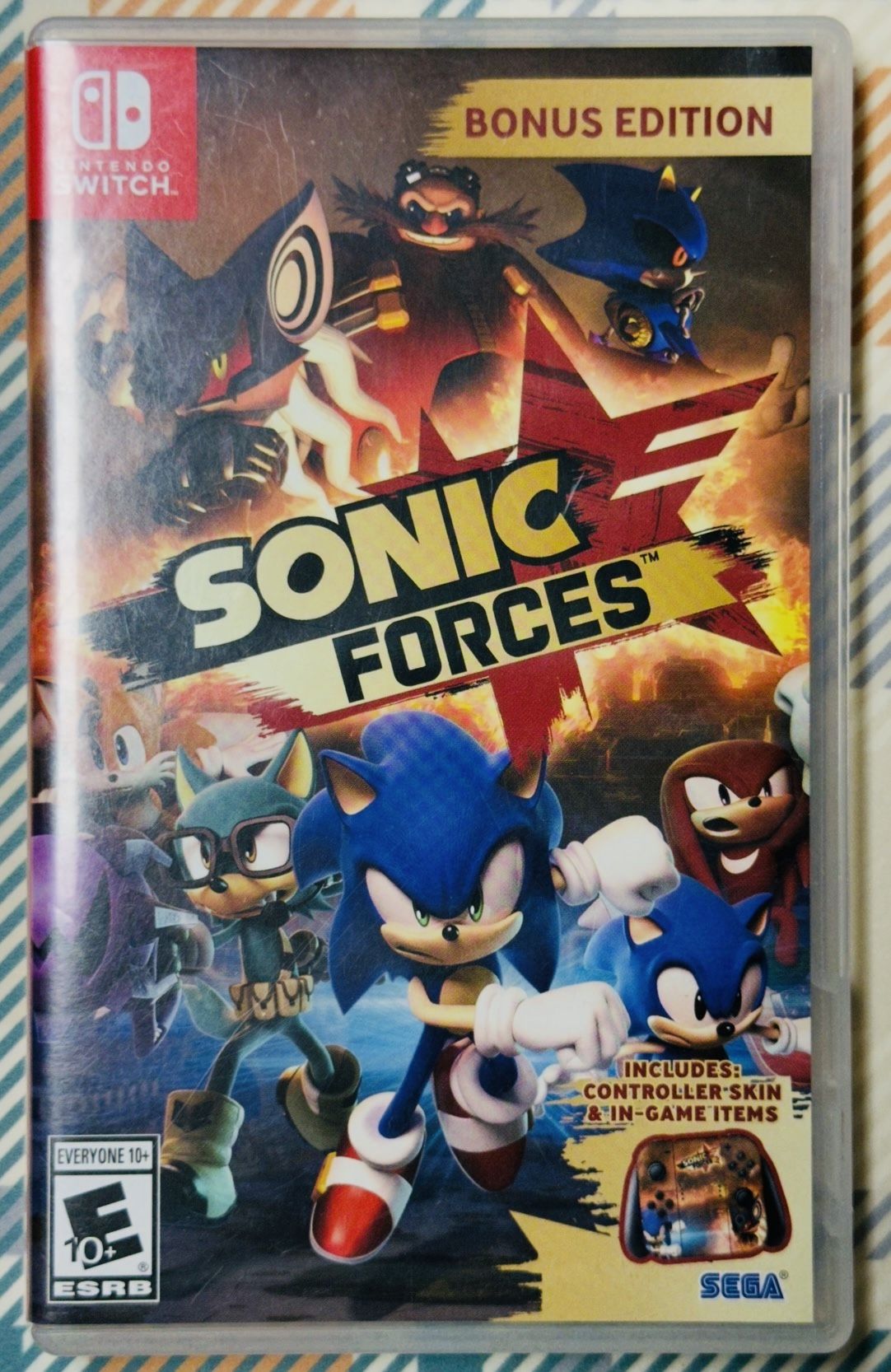 Sonic Forces (Nintendo Switch, 2017) Tested/Works With Case Fast Shipping H110