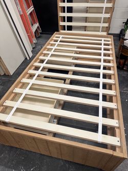 Twin Bedframe Belden Bed From Pottery Barn- Like New! 2 Available