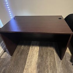 NEW brown Alera desk 47.2in x 29.5in