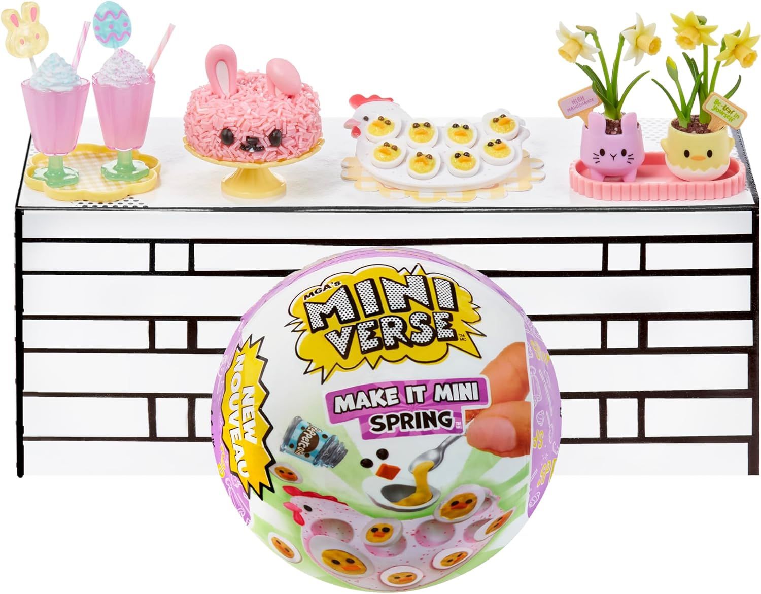 NWT MGA Miniverse Make It Mini Spring Series 2 β DIY Resin Mini Food Collectible