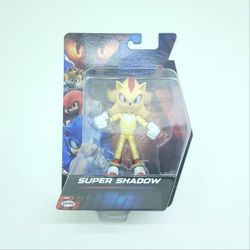 Sonic The Hedgehog 3 Movie Wave 3 SUPER SHADOW 5” Action Figure Brand New Sealed