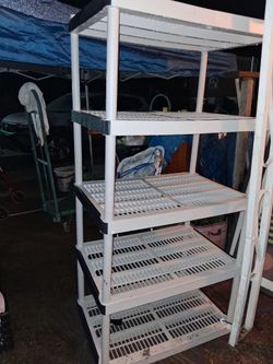 5-Tier Plastic Storage Shelving Unit