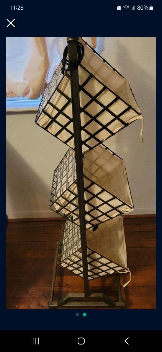 3 Tier Metal Is decorative storage rack