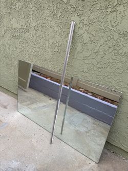 FREE Vanity mirror with it aluminum holder