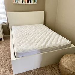 IKEA full Size Bed Frame And Mattress