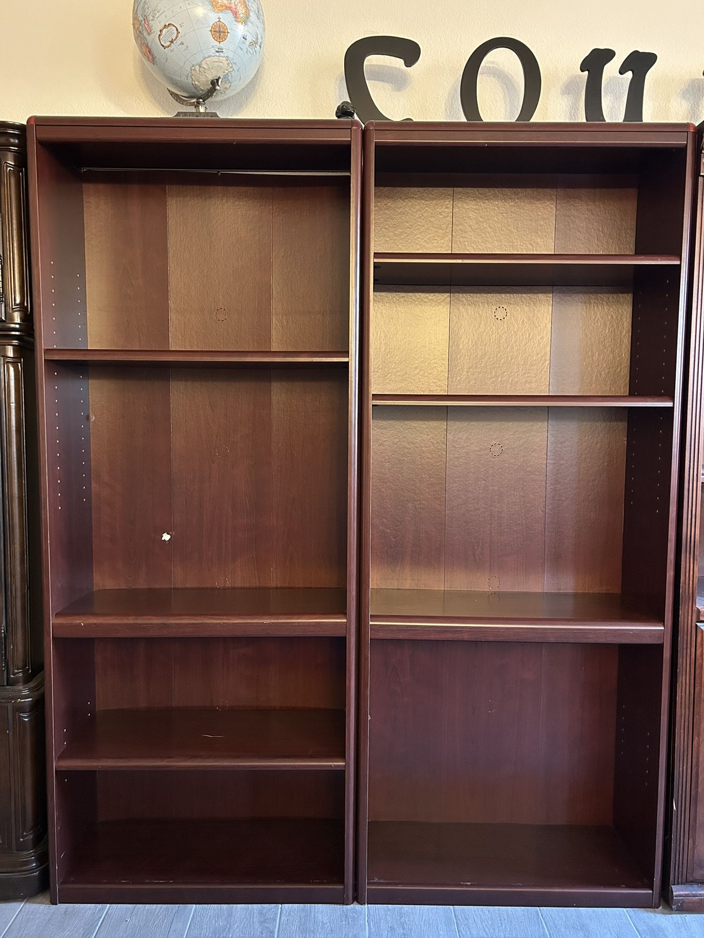 Dark Wood Bookcase