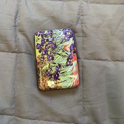 Armored Wallet. Irises Van Gogh Design