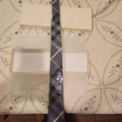 Burberry TIE Blue Or Black