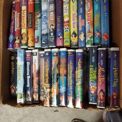 VHS box - Including banned little mermaid and black diamonds