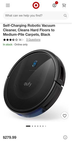 eufy Robot Vacuum 11S MAX (Renewed), Powerful Suction, Quiet, Self-Charging Robotic Vacuum Cleaner, Cleans Hard Floors to Medium-Pile Carpets, Black. 