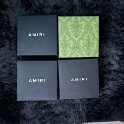 Amiri And Gucci Belts