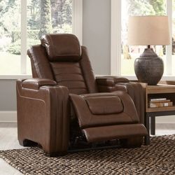 Backtrack Chocolate Power Recliner

