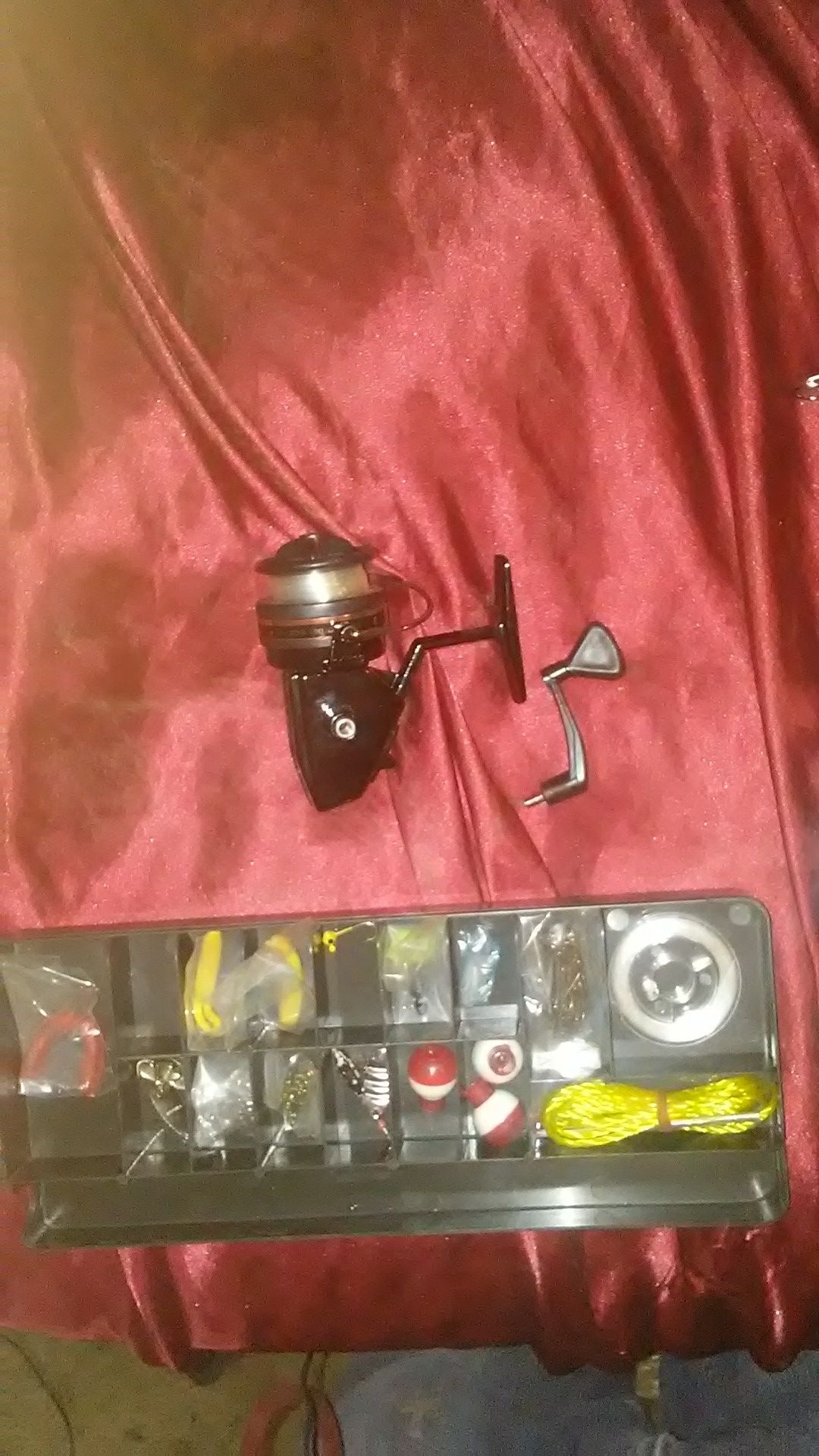 Telescoping pole, reel, starter kit