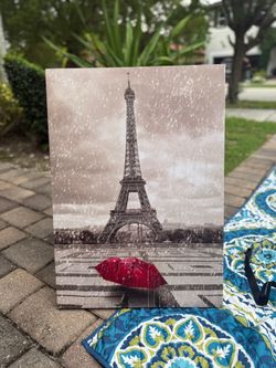 Paris Eiffel Tower Canvas Wall Art