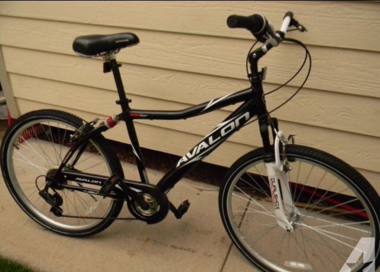 Kent 26” Men’s Avalon Comfort Bike with Full Suspension, Black