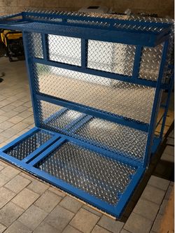 Auto detailing rack set for vans