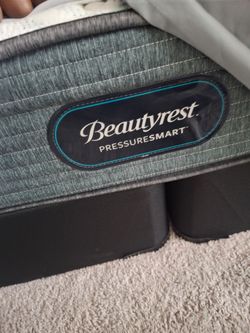 King size beauty rest mattress and box springs