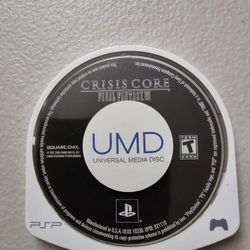 Crisis Core Final Fantasy VII for PSP - game UMD and manual 