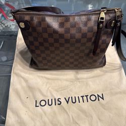 Louis Vuitton  Damier Ebene Duomo Messenger Crossbody Bag