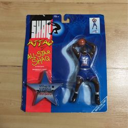Kenner NBA Shaq ATTAQ All-Star Shaquille O'neal Toy Action Figure New