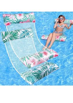 2 Pack Inflatable Pool Floats Rafts