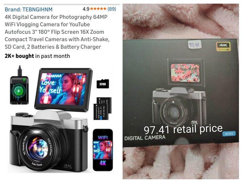 Brand New 4K Digital Camera