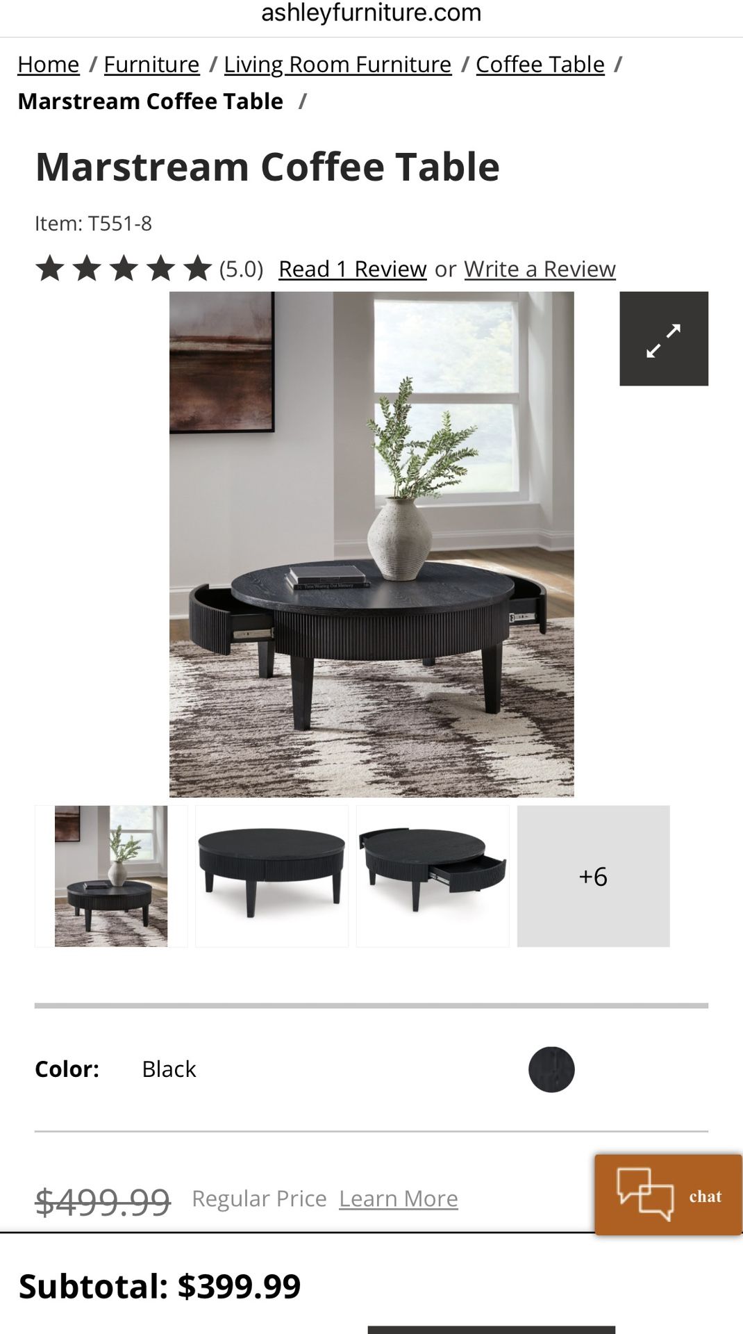 Solid Wooden Coffee Table