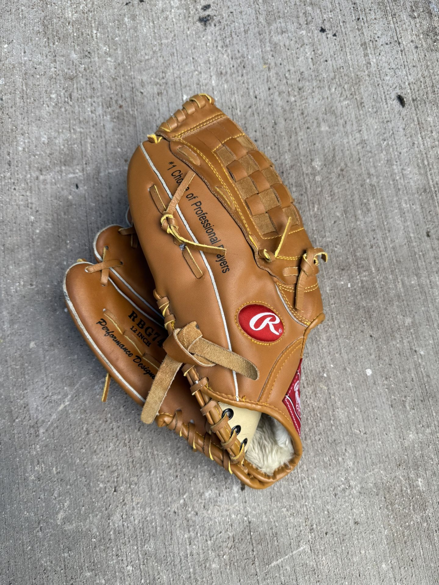 Rawlings lefty baseball ⚾️ glove 12”