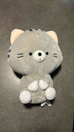 Gray Cat Plush Stuffed Animal