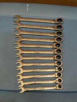 Expert by Mac Tools 12pc 8-19mm Metric 12pt Reverse Ratcheting Spanner Set E1l