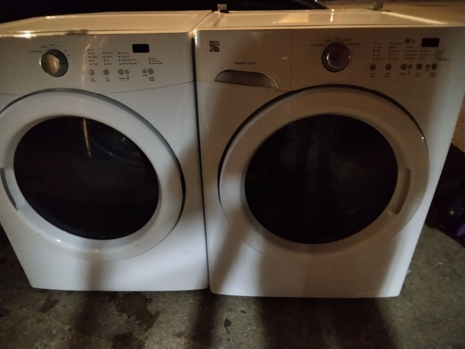 kenmore frontload set