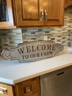 36 inches farm house sign