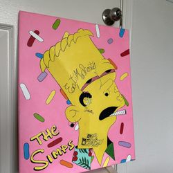 simps smoking canvas x2