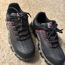 Timberland PRO Anti-Fatigue steel alloy toe women's 8.5M  work shoe